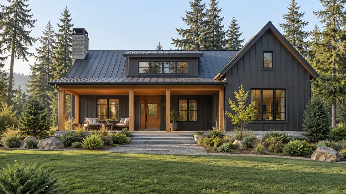 AI-generated fictional home illustration for financing in Washington; not the financed property